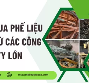 Thu mua phế liệu sắt từ các công ty lớn