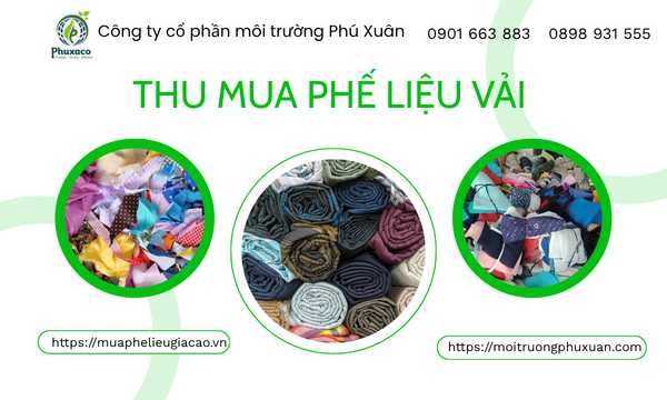 thu mua phế liệu vải tại các KCN VSIP
