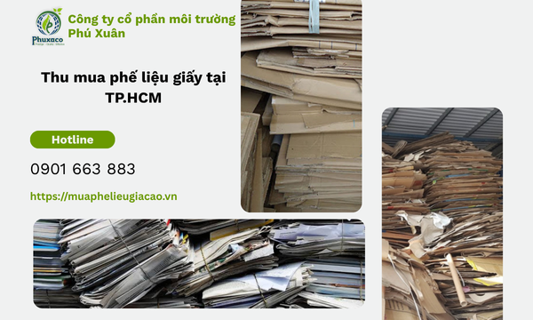 Thu mua phế liệu giấy tại TP.HCM