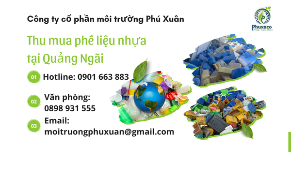 Thu mua phế liệu nhựa tại Quảng Ngãi