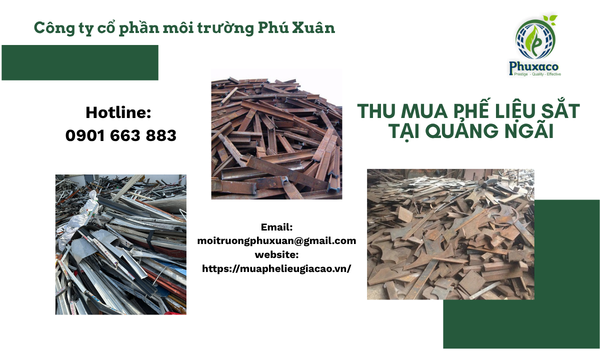 Thu mua phế liệu sắt tại Quảng Ngãi